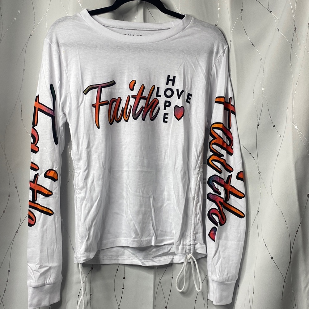 On Fire Junior’s Large Long Sleeve Shirt